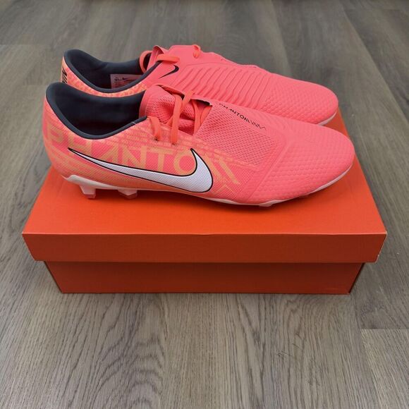 Nike Phantom Venom Pro FG Soccer Cleats Shoes Mens 12.5 Bright Mango AO8738-810 main image 4